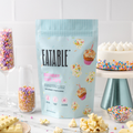 Birthday Cake Pops White Chocolate Rainbow Popcorn