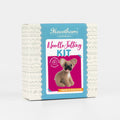 Hawthorn Handmade needle felting kit for French Bulldog on a white background