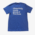 Cheerfully Made Tee / Heathered Blue