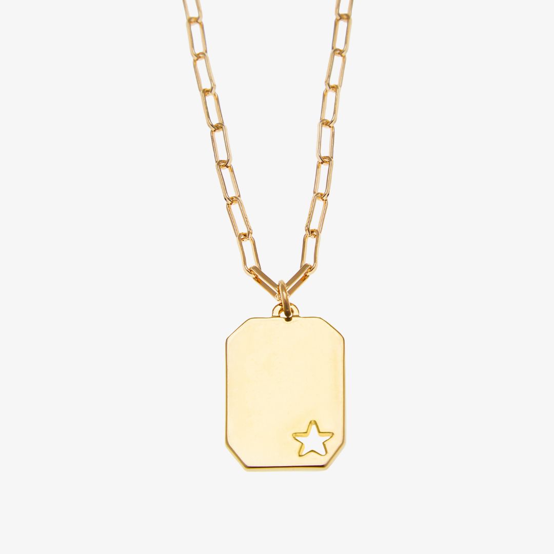 Gold You're A Star Necklace