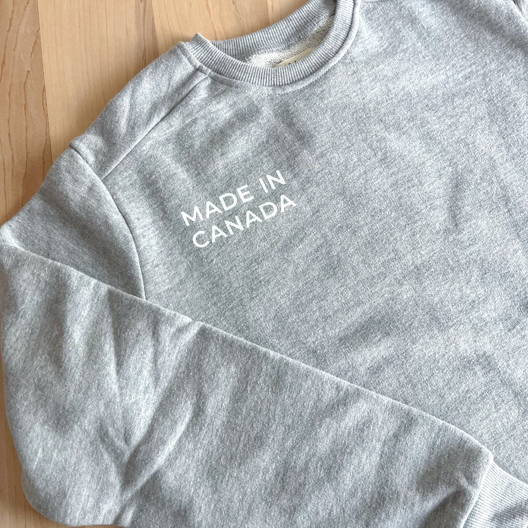 Made in Canada Crew | Heather Grey