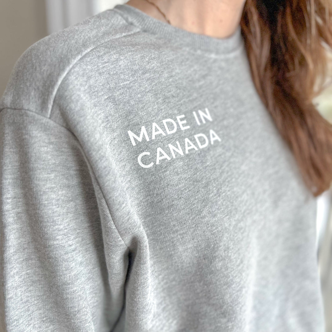 Made in Canada Crew | Heather Grey