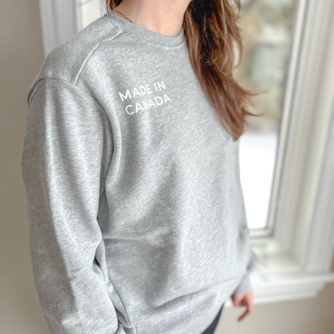 Made in Canada Crew | Heather Grey