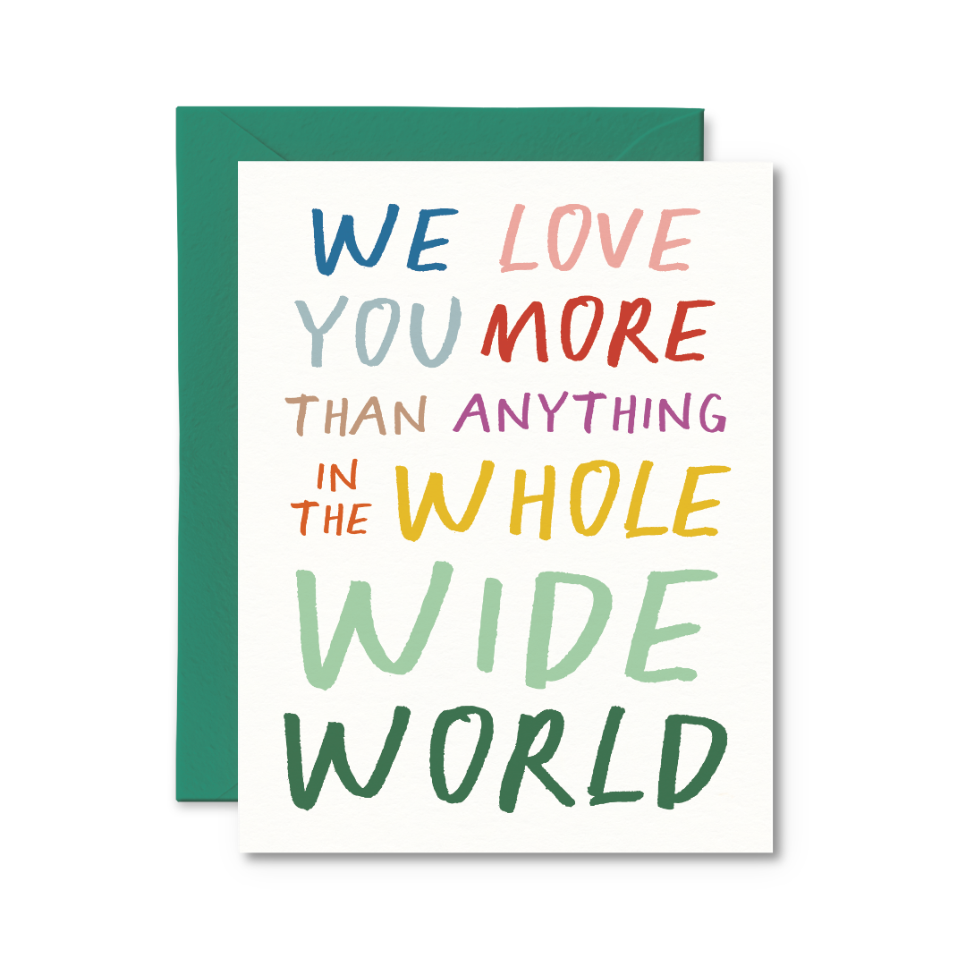 More Than Anything Love Card