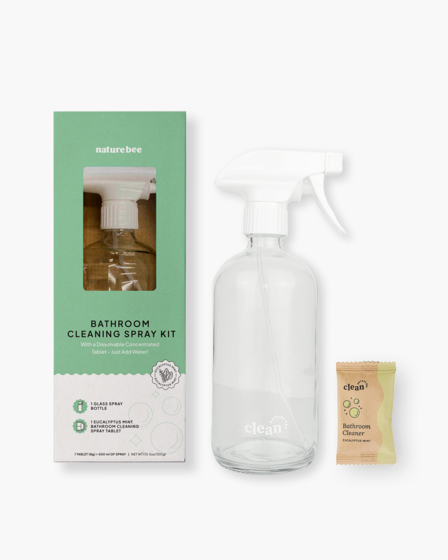 Eucalyptus Mint Bathroom Cleaning Spray Kit
