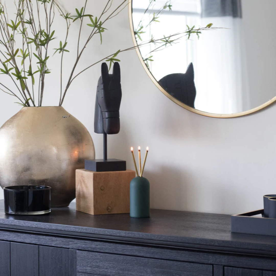 Green Wylie Everlasting Candle Vase